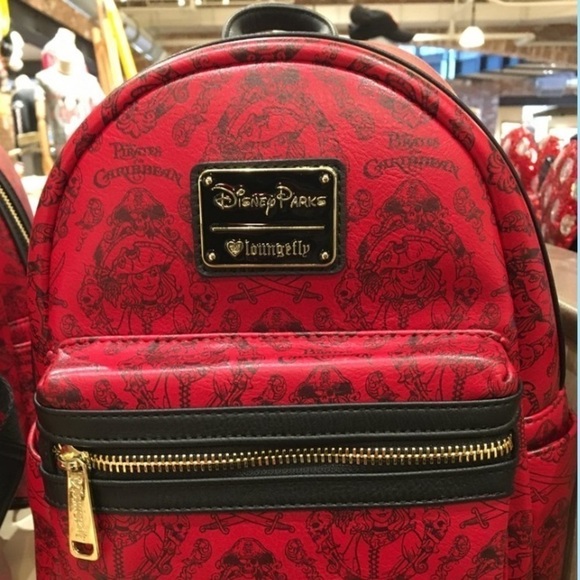 Pirates of the Caribbean Redd  Loungefly Backpack - Picture 7 of 12